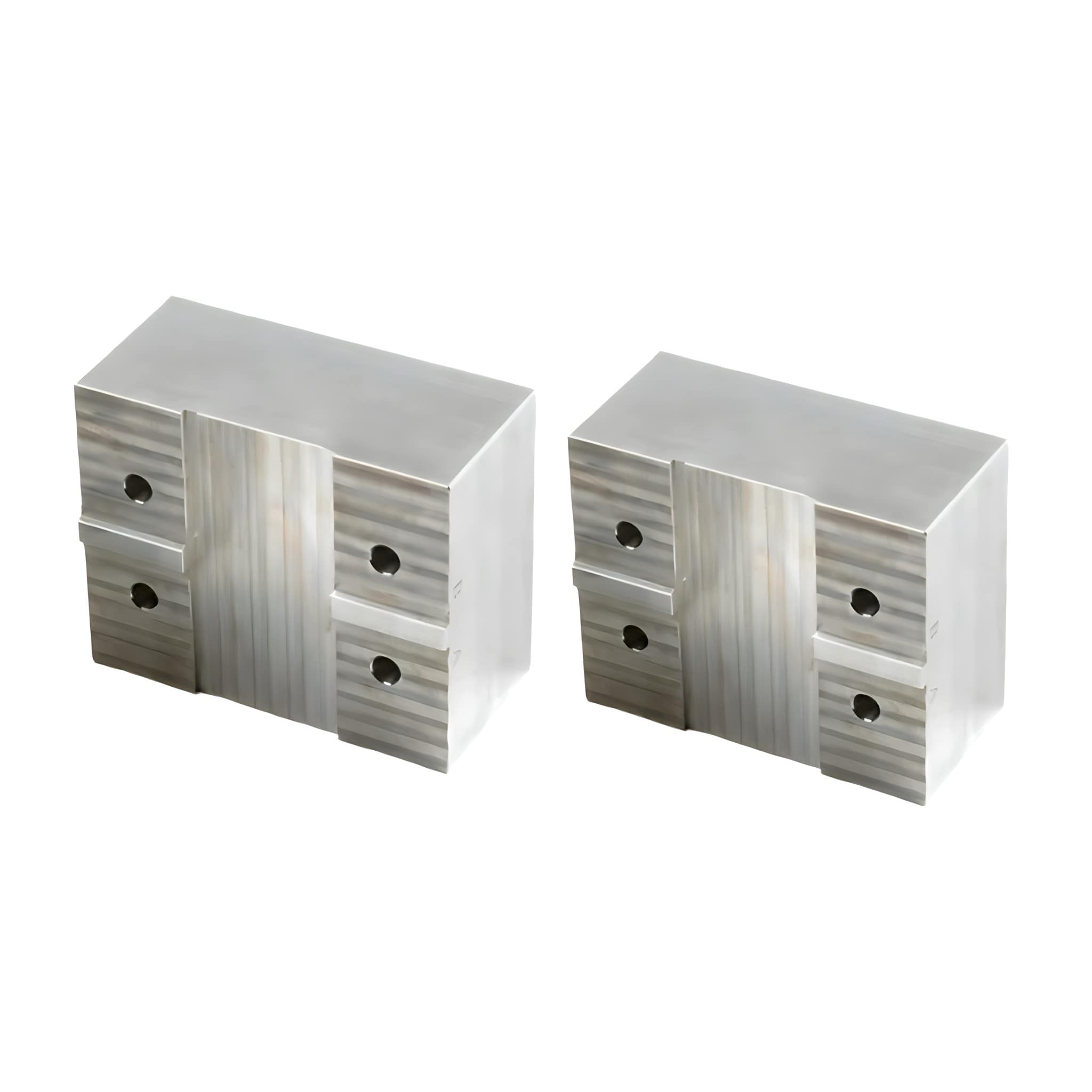 6" (150mm) AutoVise™ Soft Jaws - Aluminum, Keyed for Pneumatic Vises