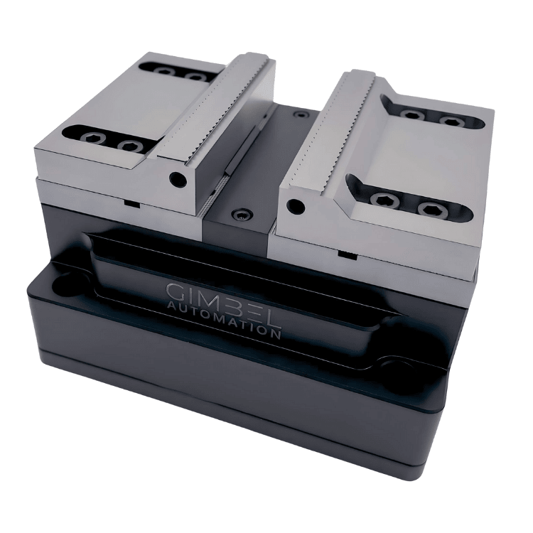 150mm Self-Centering Pneumatic CNC Vise | Gimbel Automation