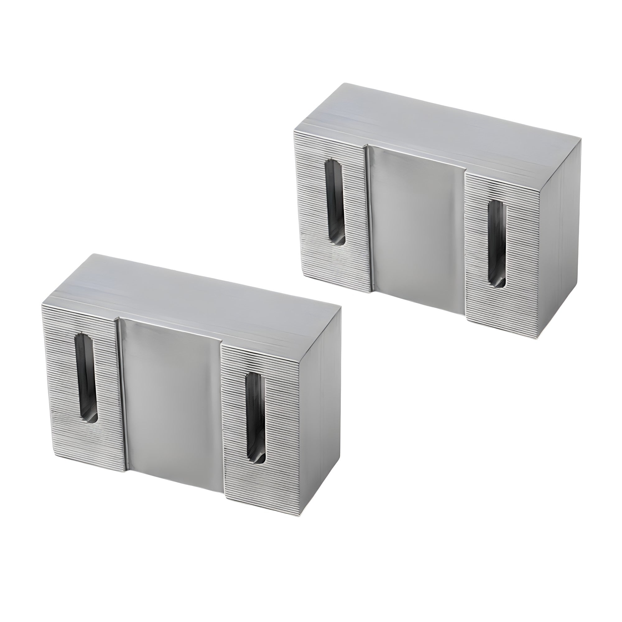 6" (150mm) AutoVise™ Soft Jaws - Steel, Serrated for Pneumatic Vises