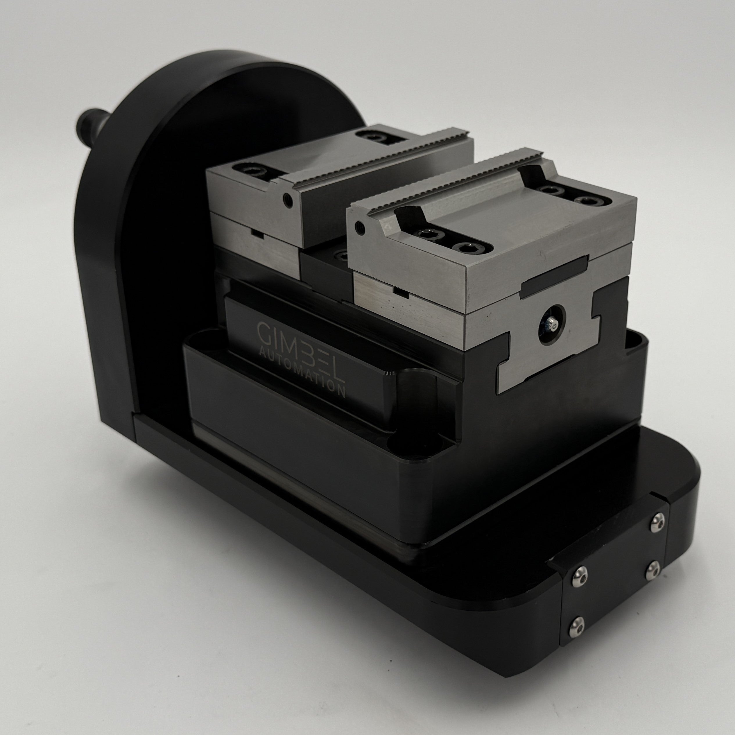 AxisMount™ 90° Trunnion with AutoVise™- Air Vise Pneumatic Automation Module for 4th/5th Axis