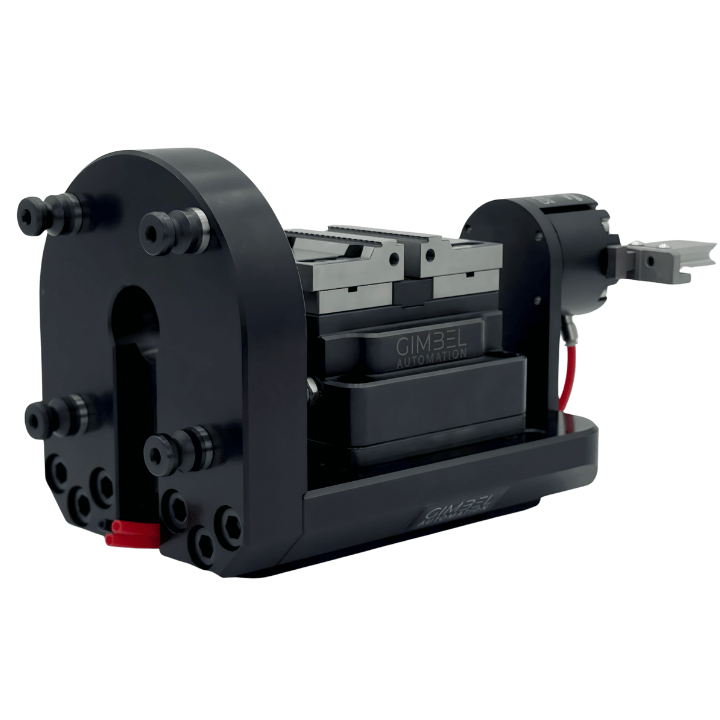 AxisMount™ GripFlipGrip™ - 90° Trunnion Air Vise CNC Automation Module for 4th/5th Axis