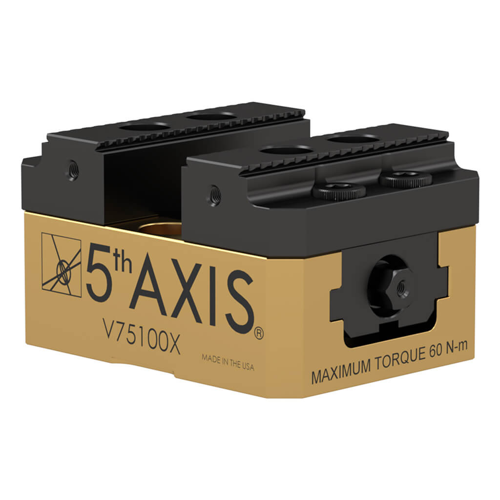 Compact Self-Centering Vise (75mm x 100mm x 56mm) V75100X