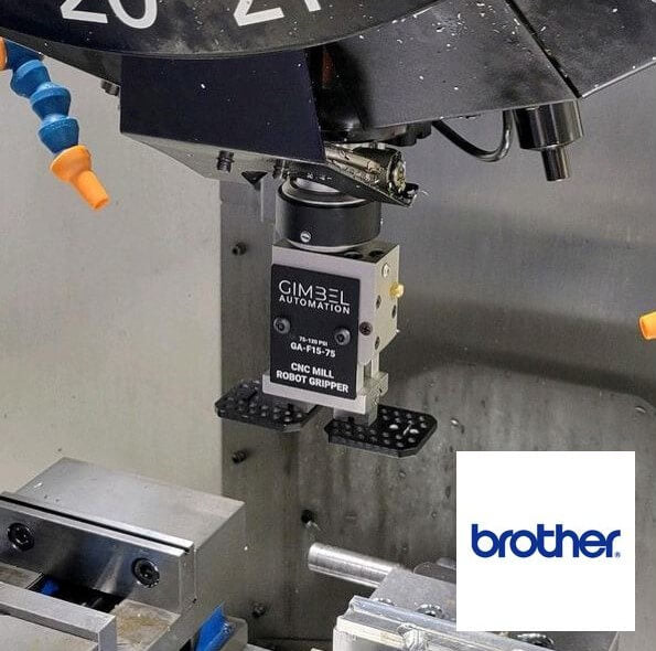 FloLink CNC gripper system for machines without through-spindle air
