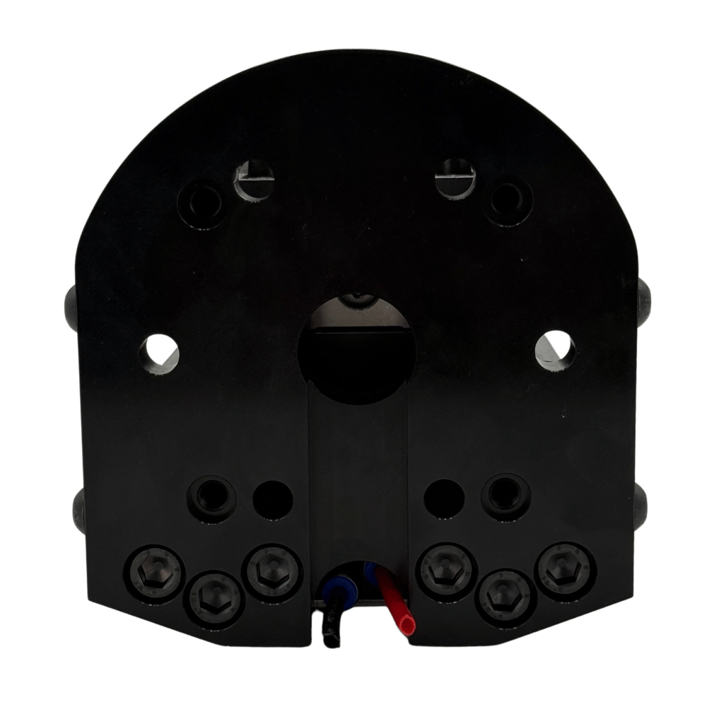 AxisMount™ 90° Trunnion with AutoVise™- Air Vise Pneumatic Automation Module for 4th/5th Axis