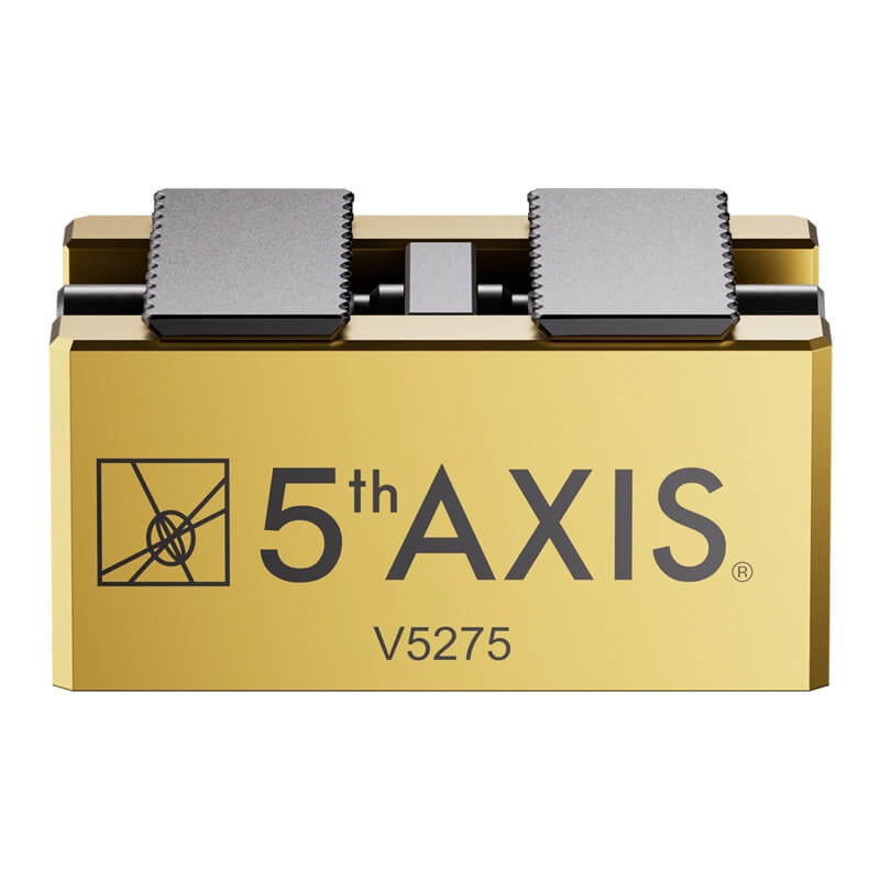 Compact Self-Centering Mini Vise (52mm x 75mm x 38mm) - 5th Axis Workholding