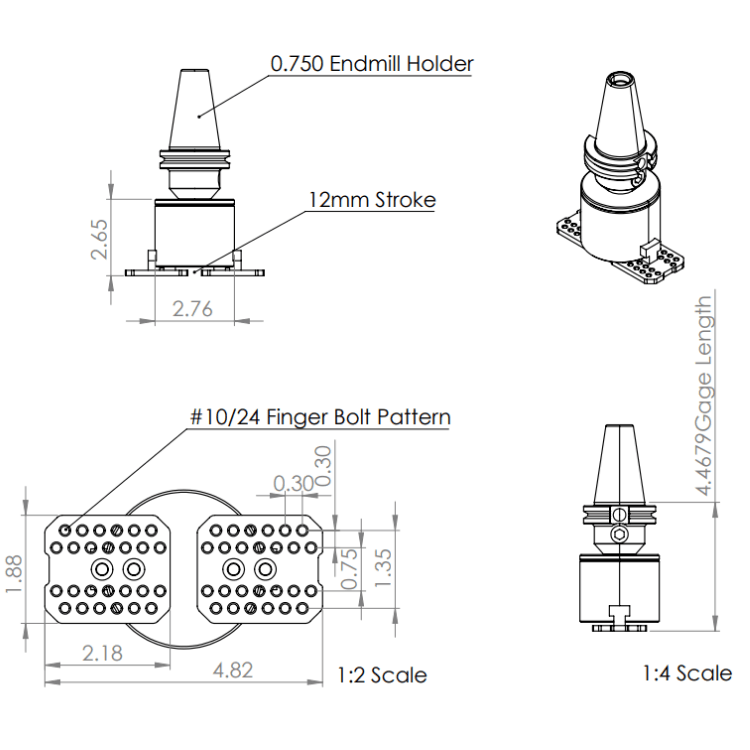 High Force Coolant GimGripper4™ - TSC Strong Universal CNC Spindle Gripper