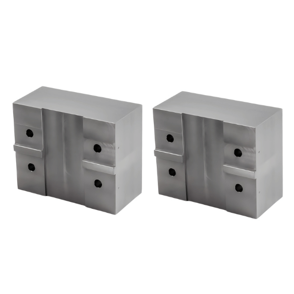 6" (150mm) AutoVise Pro™ Soft Jaws - Steel, Keyed for Pneumatic Vises