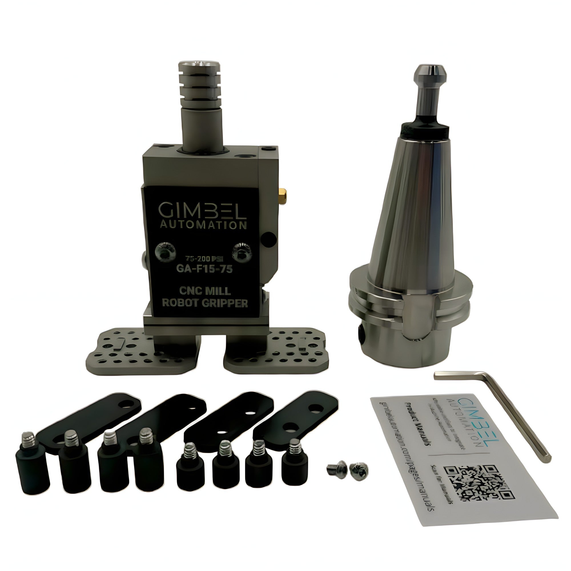 TSA (Air) GimGripper4™ – Universal CNC Spindle Gripper for Through-Spindle Air Machines