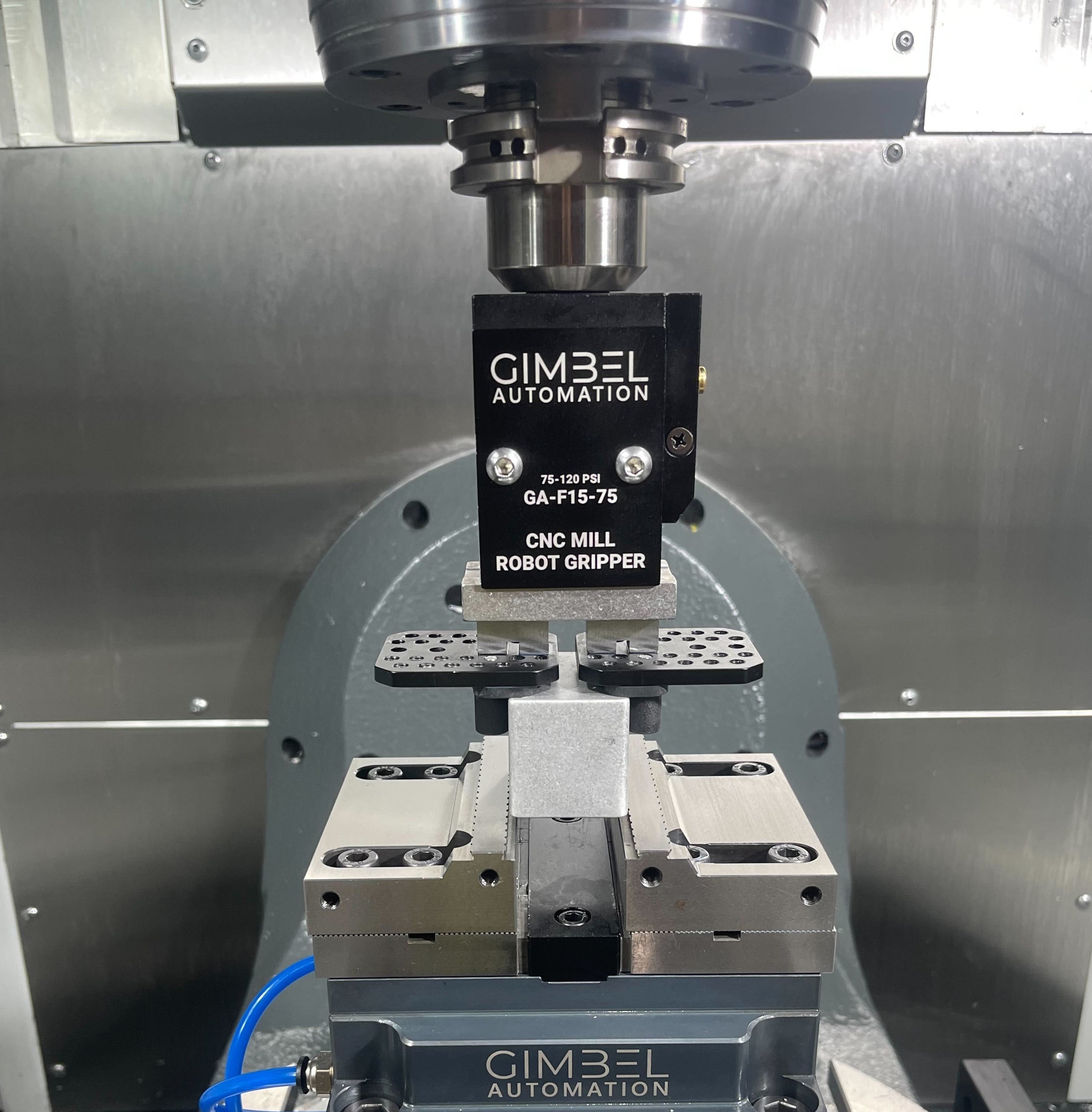 Gimbel Automation's Self-Centering Pneumatic Vises for CNC Machines