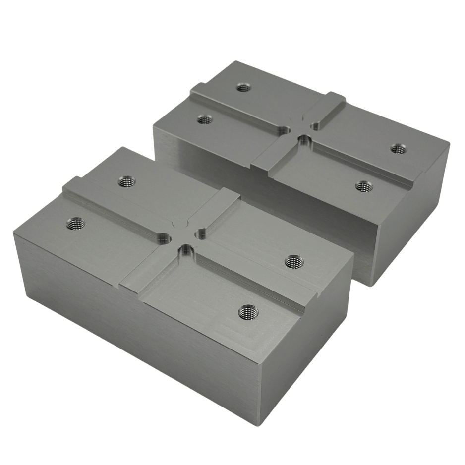 6" (150mm) AutoVise LT™ Soft Jaws - Aluminum, Keyed for LT Vises Only