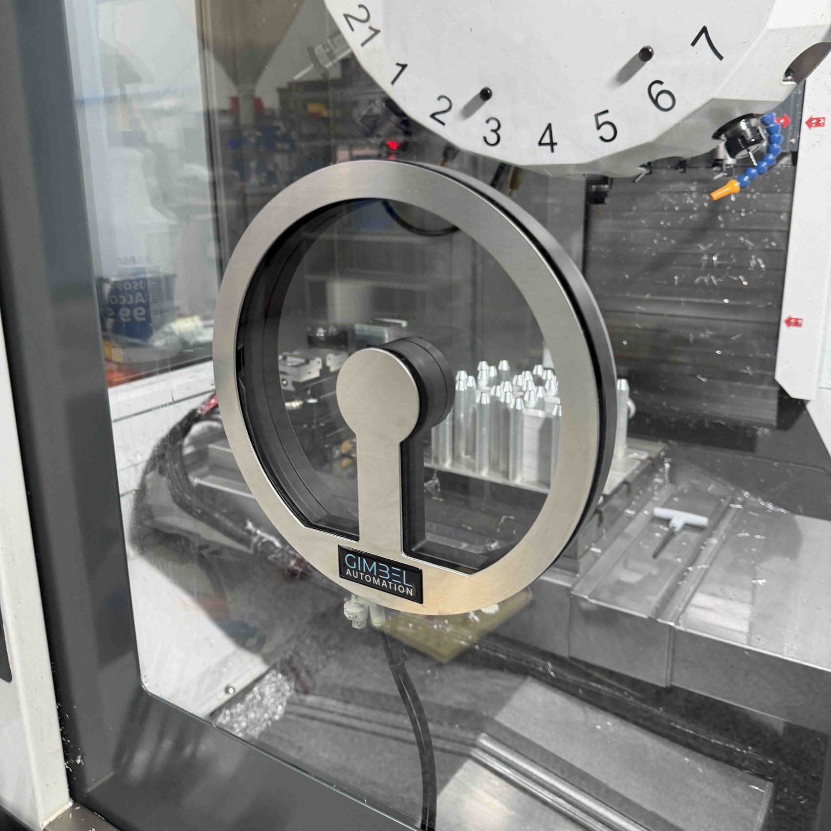 Spinning Window Module CoolantClearâ„¢ Spin Window for CNC Machines | Gimbel Automation