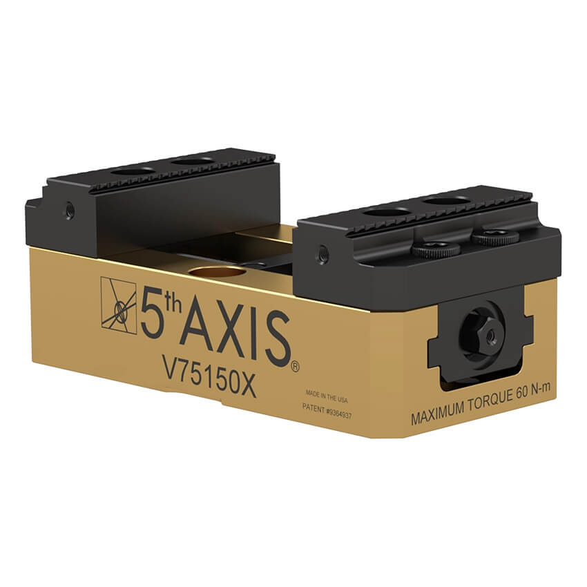 Compact Self-Centering Vise (75mm x 150mm x 56mm) V75150X