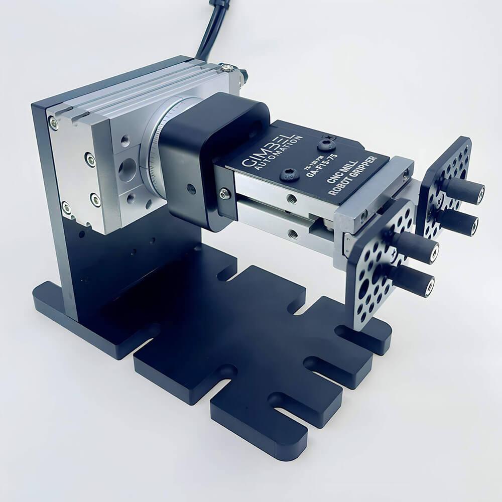 CNC Pneumatic Part Flip Station - Gimbel Automation