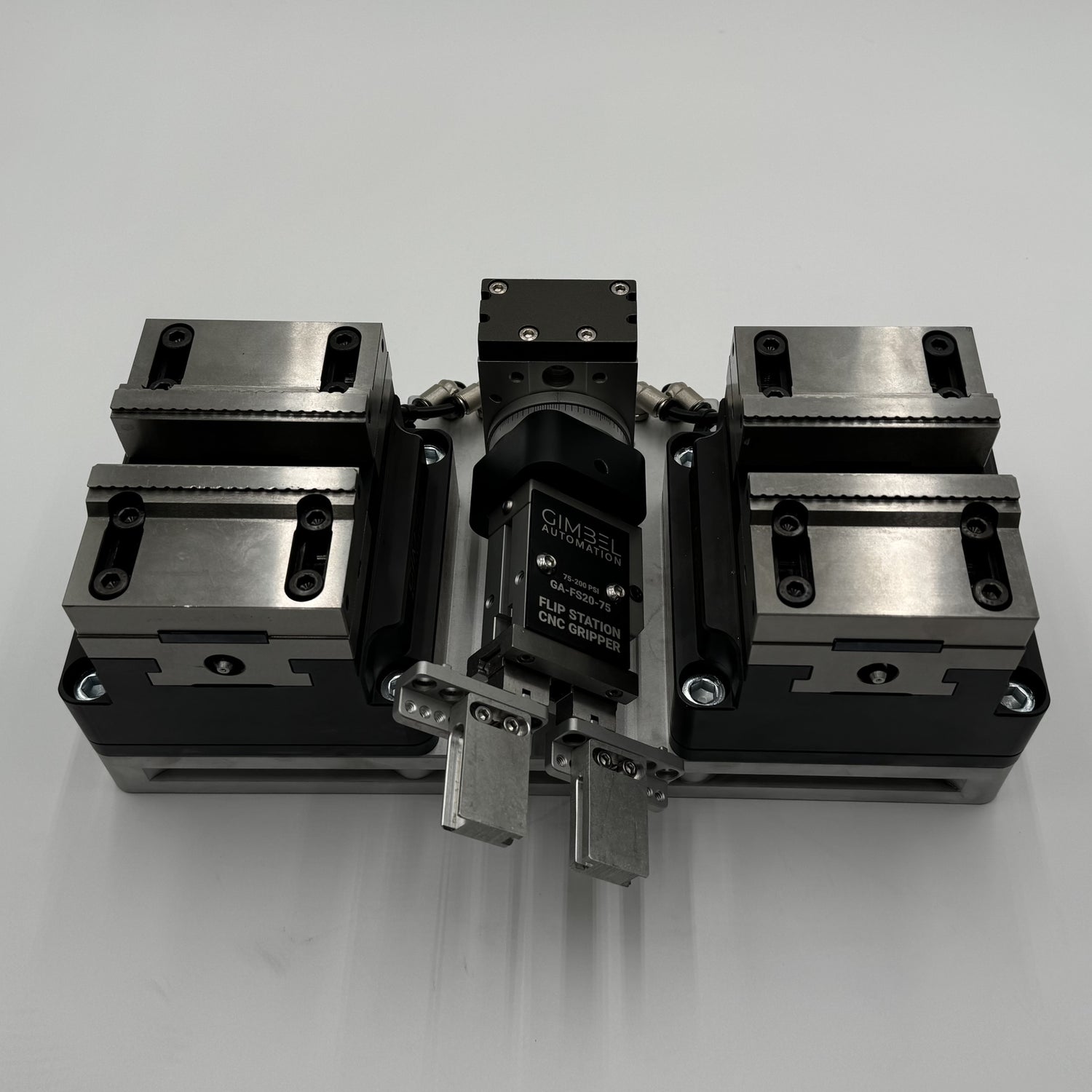 Two-Op Air Vise & Flip Pallet for Automated CNC Production