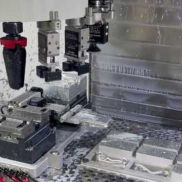 Amazon Op2 Examples Two-Op Automation Pallet | Gimbel Automation | Automate Op1 & Op2